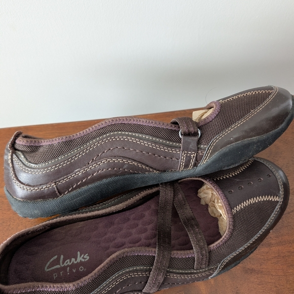 Clarks Privo Mary Jane Shoes Leather Size 8 - Picture 7 of 9
